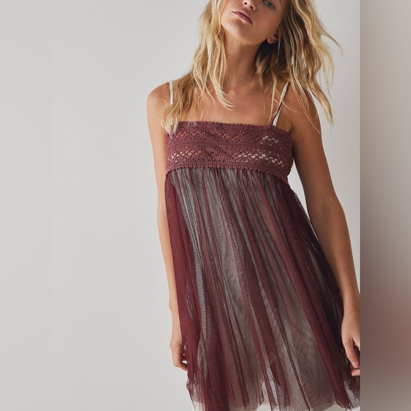 Free People Other - Free people tunic sheer slip